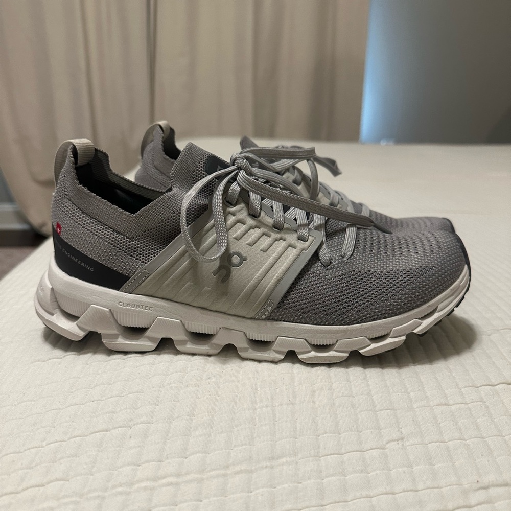 On Running Women Gray Athletic Shoes